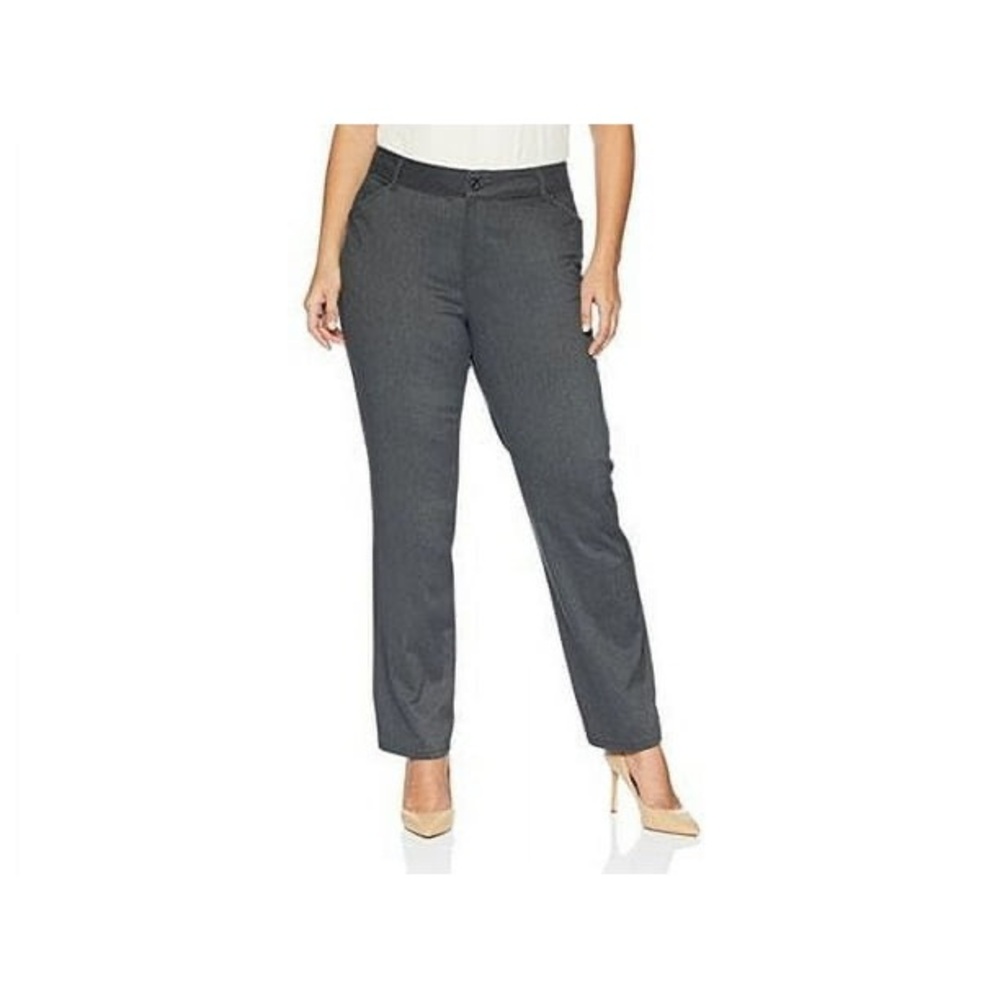 LEE Women's Plus Relaxed Fit Straight Leg Pants Office Comfortable Size 18